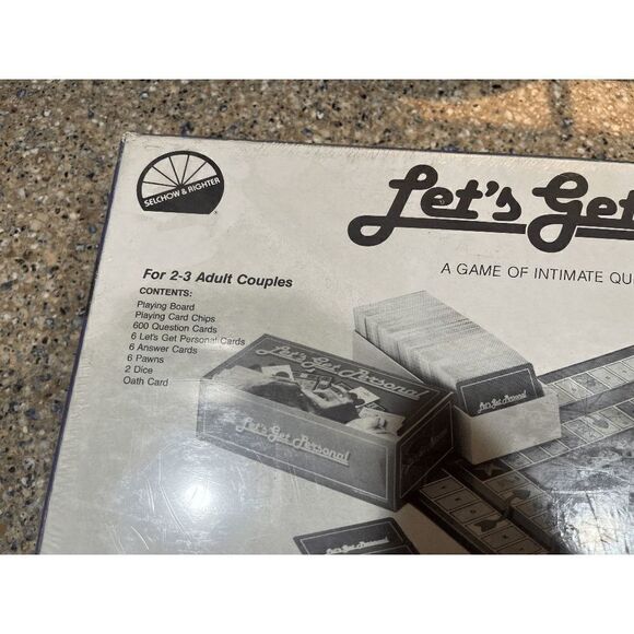 Rare Vintage 1984 Lets Get Personal Intimate Question Game for Multiple Couples - Picture 5 of 5